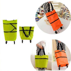 Portable Shopper Bag Lightweight Storage Bag Outdoor Bag With Wheels
