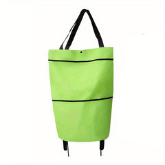 Portable Shopper Bag Lightweight Storage Bag Outdoor Bag With Wheels