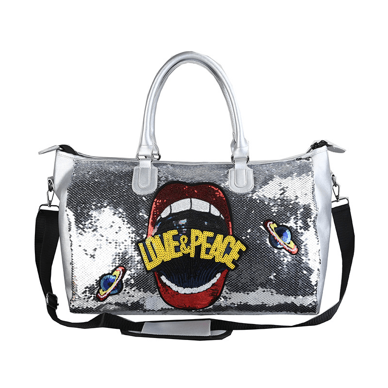 Women's Sequins Crossbody Storage Bag Lightweight Shoulder Bag