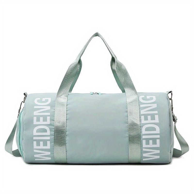 Minimalist Yoga Handbag Solid Sports Bag Large Capacity Overnight Bag