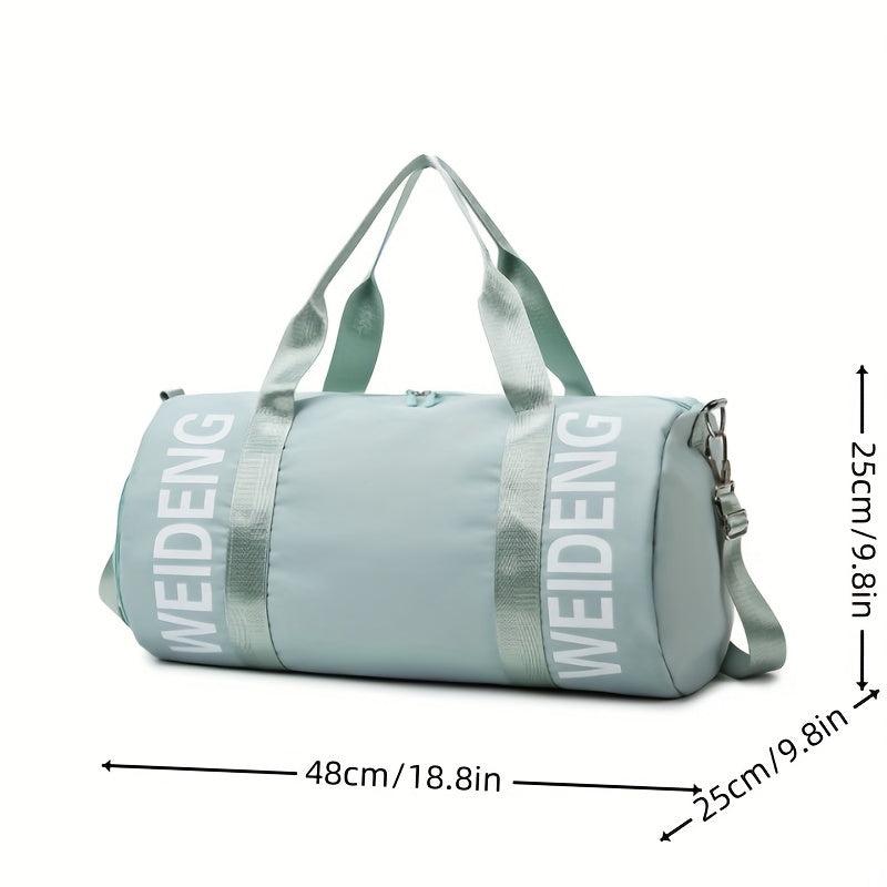 Minimalist Yoga Handbag Solid Sports Bag Large Capacity Overnight Bag