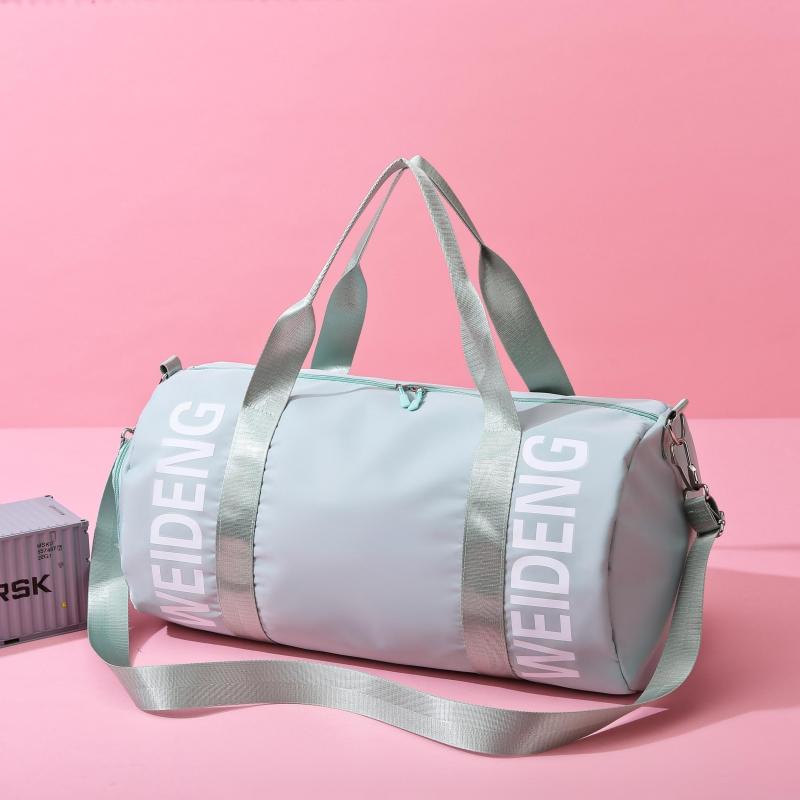 Minimalist Yoga Handbag Solid Sports Bag Large Capacity Overnight Bag