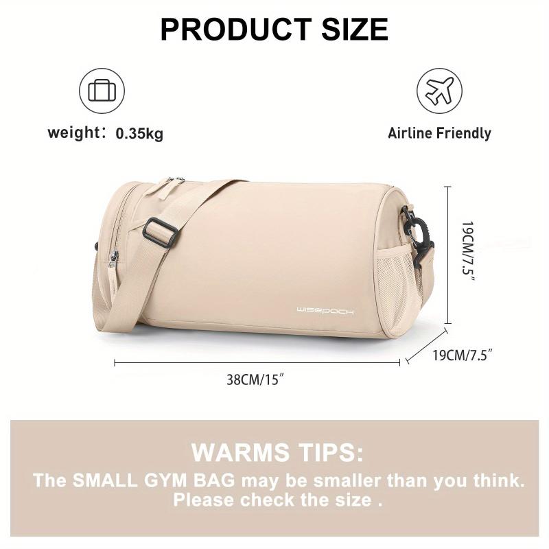 Large Capacity Waterproof Travel Duffle Bag Weekender with Shoe Compartment