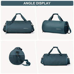 Large Capacity Waterproof Travel Duffle Bag Weekender with Shoe Compartment