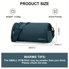 Large Capacity Waterproof Travel Duffle Bag Weekender with Shoe Compartment