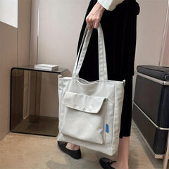 Large Capacity Canvas Shoulder Bag for School