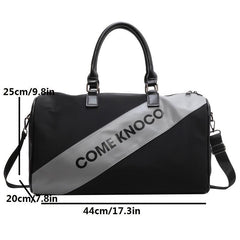 Sporty Zipper Handbag Gym Duffel Bag