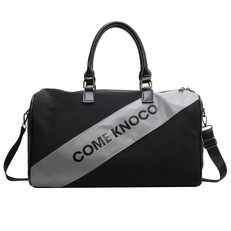 Sporty Zipper Handbag Gym Duffel Bag