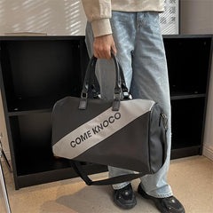 Sporty Zipper Handbag Gym Duffel Bag