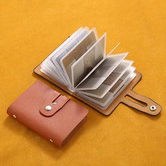 RFID Credit Card Holder 24 Slots PU Leather Holder