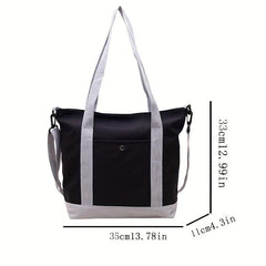 Large Capacity Canvas Crossbody Bag All Match
