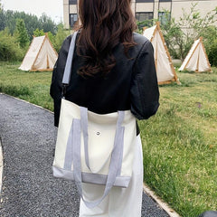 Large Capacity Canvas Crossbody Bag All Match