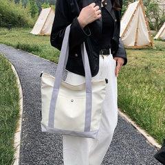 Large Capacity Canvas Crossbody Bag All Match