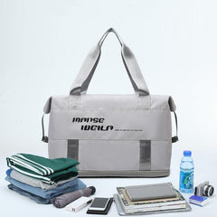 Foldable Duffle Bag Sports Fitness Gym Carry On Weekender Travel Accessories