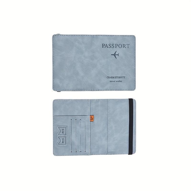 RFID Blocking Passport Card Holder Sleeve for Travel