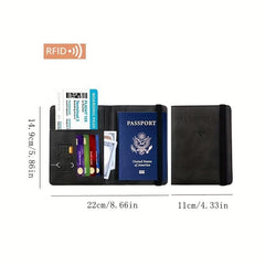 RFID Blocking Passport Card Holder Sleeve for Travel