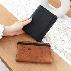 RFID Blocking Passport Card Holder Sleeve for Travel