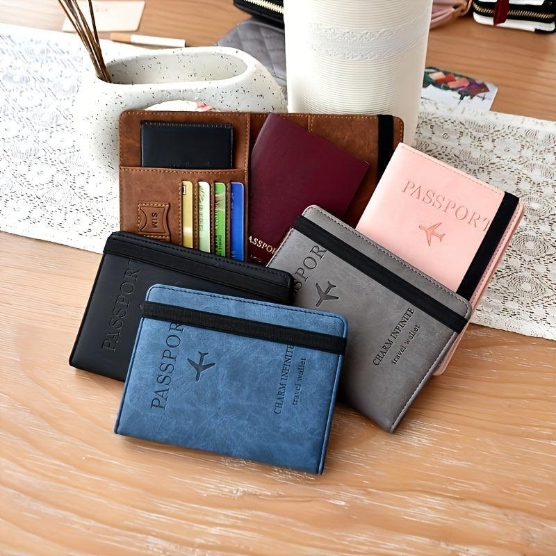 RFID Blocking Passport Card Holder Sleeve for Travel