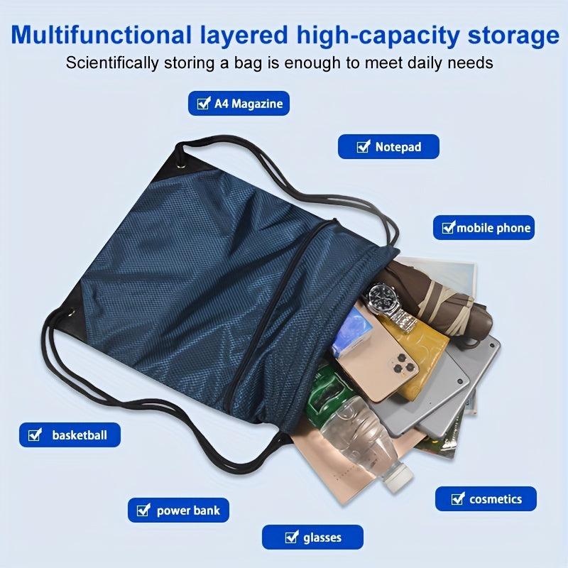 Lightweight Drawstring Backpack for Outdoor Activities