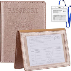 Ultra Thin PU Leather Passport Holder Card Holder Travel Accessories