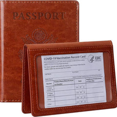 Ultra Thin PU Leather Passport Holder Card Holder Travel Accessories