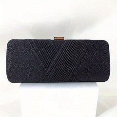 Glitter Clutch Wallet Evening Bag for Party Women Solid Coin Purse