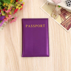 PU Leather Passport Cover Holder Travel Accessory