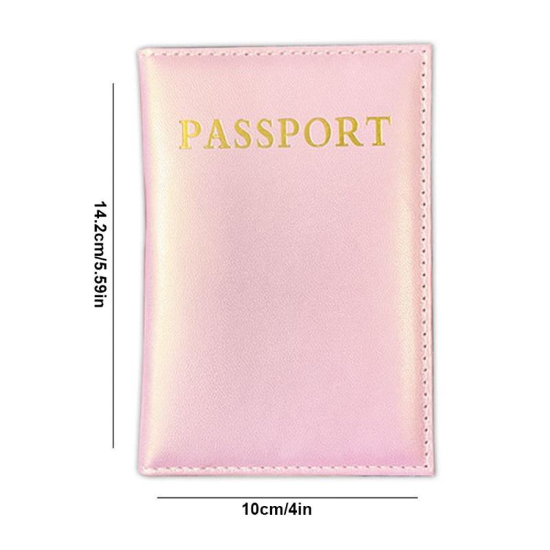 PU Leather Passport Cover Holder Travel Accessory