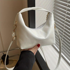 Versatile Crossbody Bag & Purse for Women, Casual PU Leather Shoulder Bag