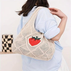 Large Capacity Hollow Tote Bag Lightweight Hobo Shoulder Bag