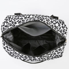 Leopard Pattern Travel Luggage Bag Lightweight Overnight Zipper Bag
