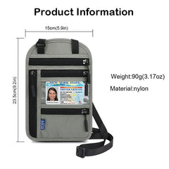 RFID Passport Bag Neck Hanging Storage Bag Wallet