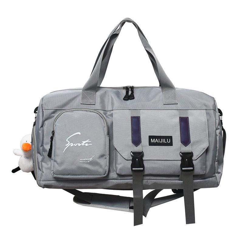 Large Capacity Travel Storage Duffel Bag with Shoes Compartment