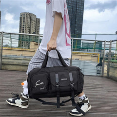 Large Capacity Travel Storage Duffel Bag with Shoes Compartment