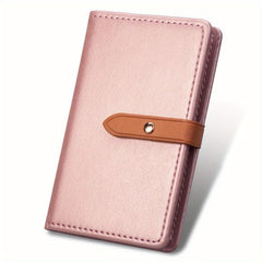 Phone Back Sticker Card Holder Wallet PU Leather Credit Card Case
