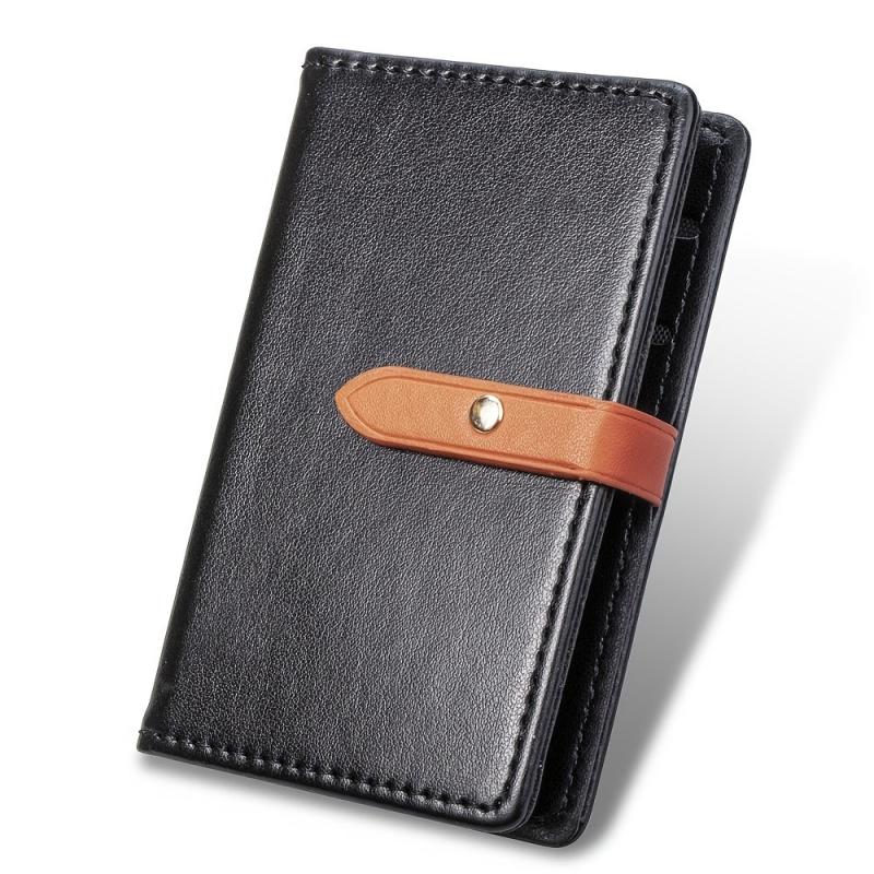 Phone Back Sticker Card Holder Wallet PU Leather Credit Card Case