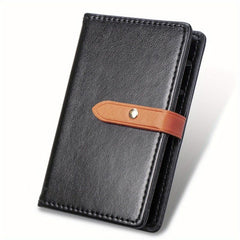 Phone Back Sticker Card Holder Wallet PU Leather Credit Card Case