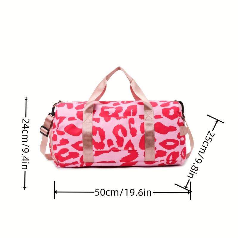 Large Capacity Duffle Bag Nylon Lightweight Luggage Bag With Shoe Compartment