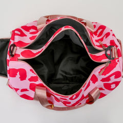 Large Capacity Duffle Bag Nylon Lightweight Luggage Bag With Shoe Compartment