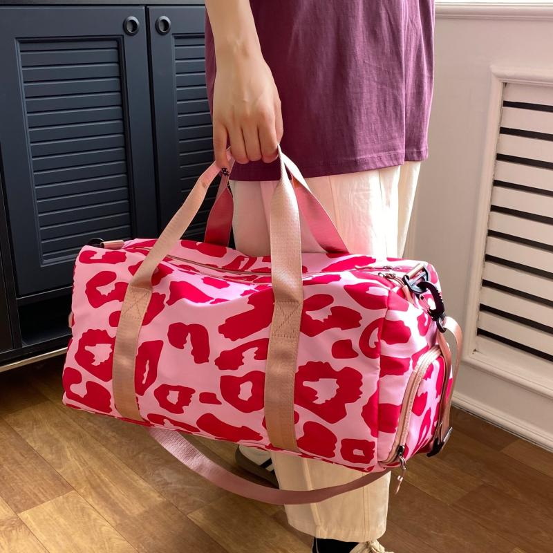 Large Capacity Duffle Bag Nylon Lightweight Luggage Bag With Shoe Compartment