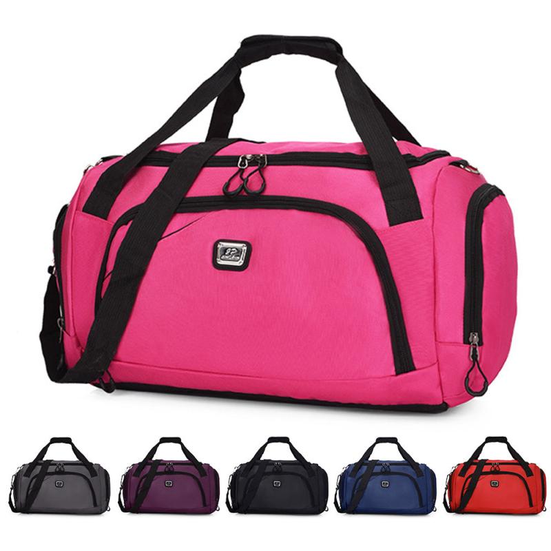 Large Duffle Bag Lightweight Luggage Shoe Compartment Travel Storage