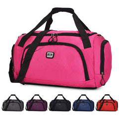 Large Duffle Bag Lightweight Luggage Shoe Compartment Travel Storage