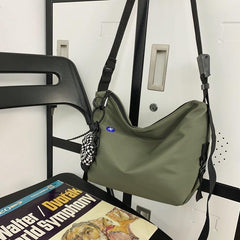 Casual Large Capacity Shoulder Bag Nylon Crossbody Bag All Match Hobo Bag
