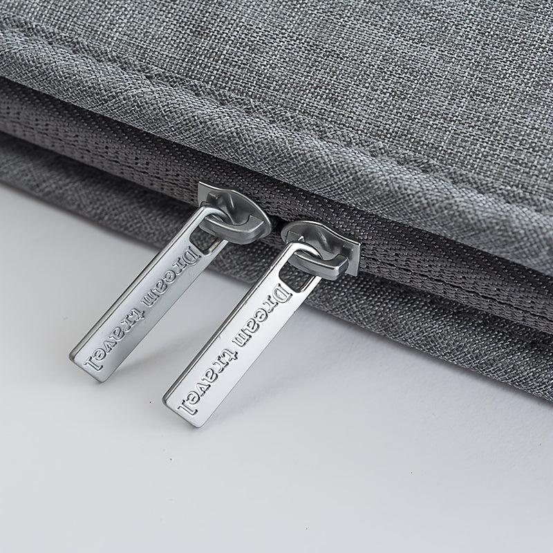 Large Capacity Document Storage Bag with Bill Clip