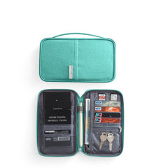 Large Capacity Document Storage Bag with Bill Clip