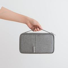 Large Capacity Document Storage Bag with Bill Clip