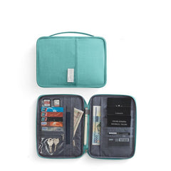 Large Capacity Document Storage Bag with Bill Clip