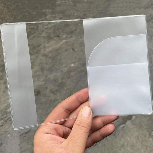 Passport Protective Cover Transparent Waterproof Document Case