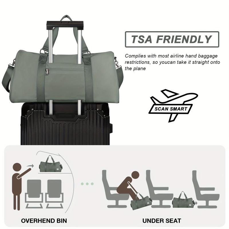 Large Capacity Travel Duffle Bag Sports Gym Storage Overnight Bag