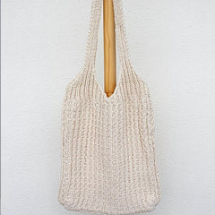 Solid Knitted Shoulder Bag All Match Storage Bag Braided Handbag
